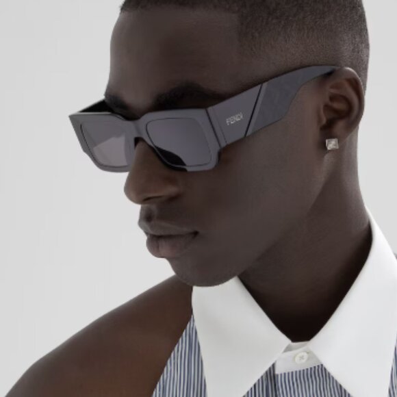 NEW FENDI FE40131I 20E SQUARE BROWN MEN SUNGLASSES FENDI - Picture 2 of 13